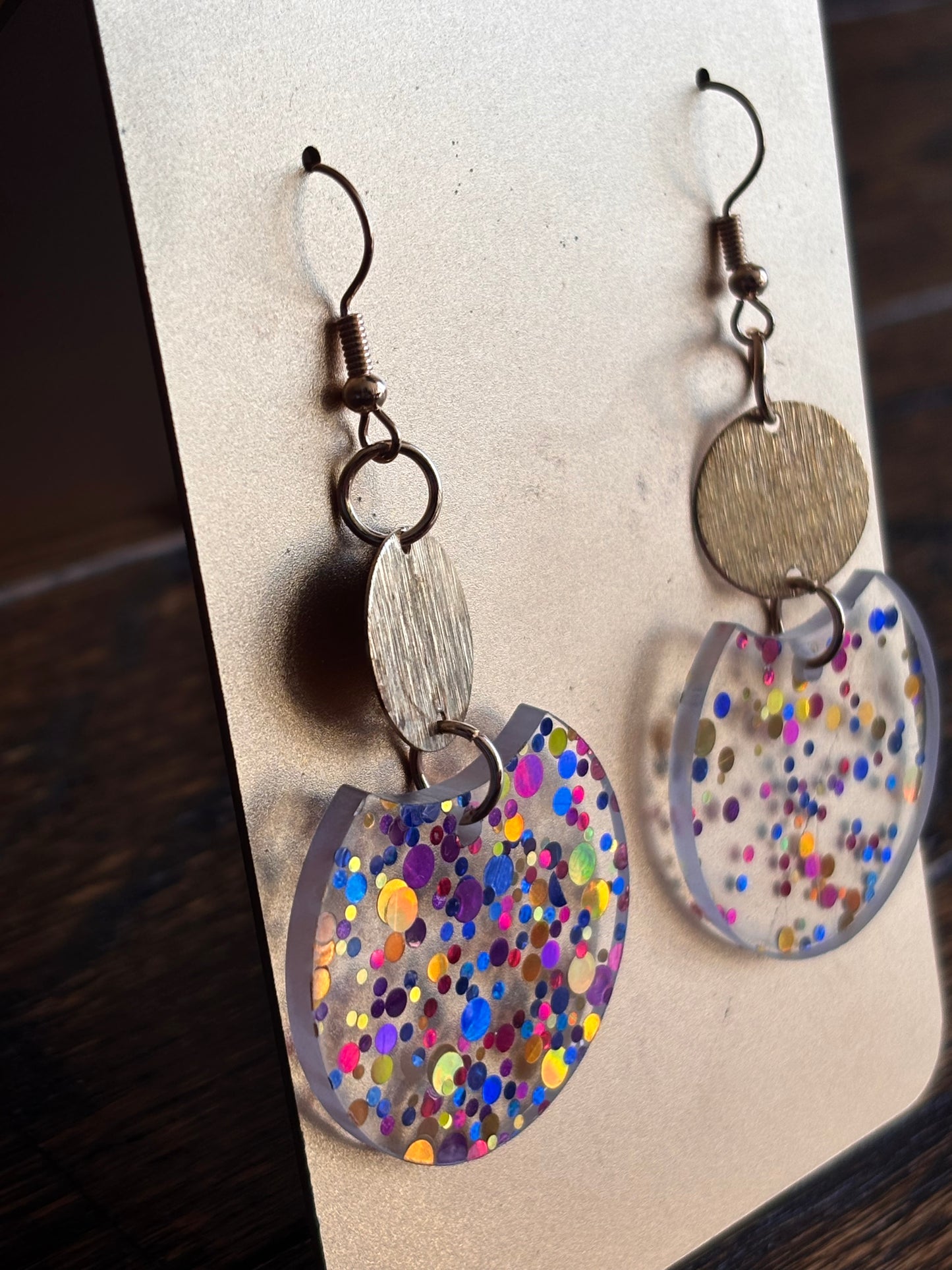 Splash of Glitter✨ dangle earrings