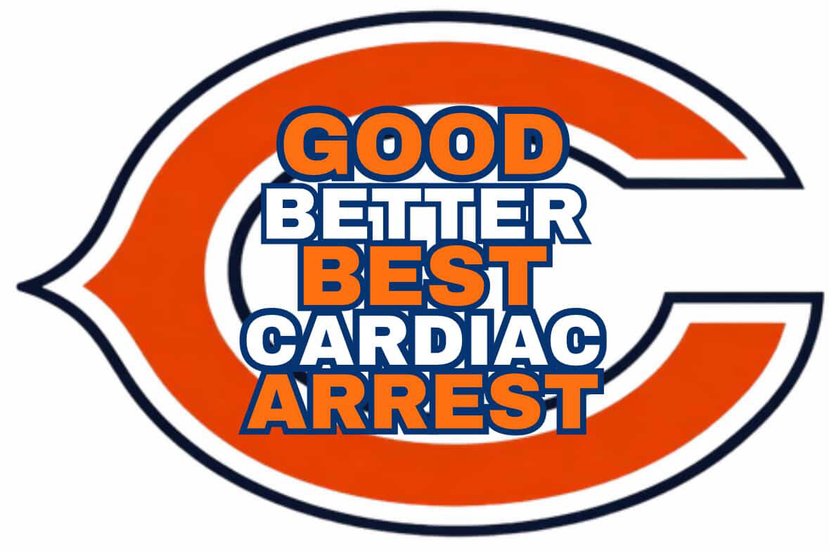 Chicago Bears Good Better Best Cardiac Arrest - crewneck