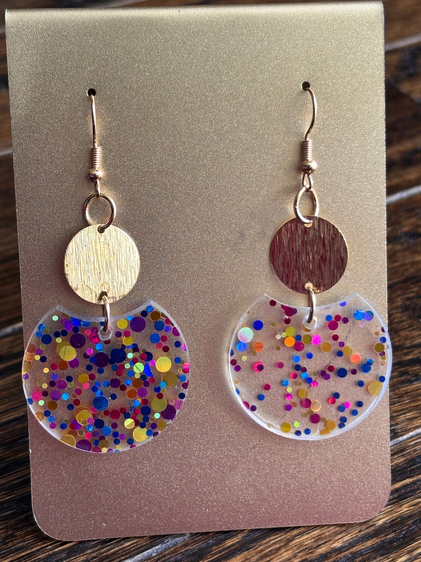 Splash of Glitter✨ dangle earrings