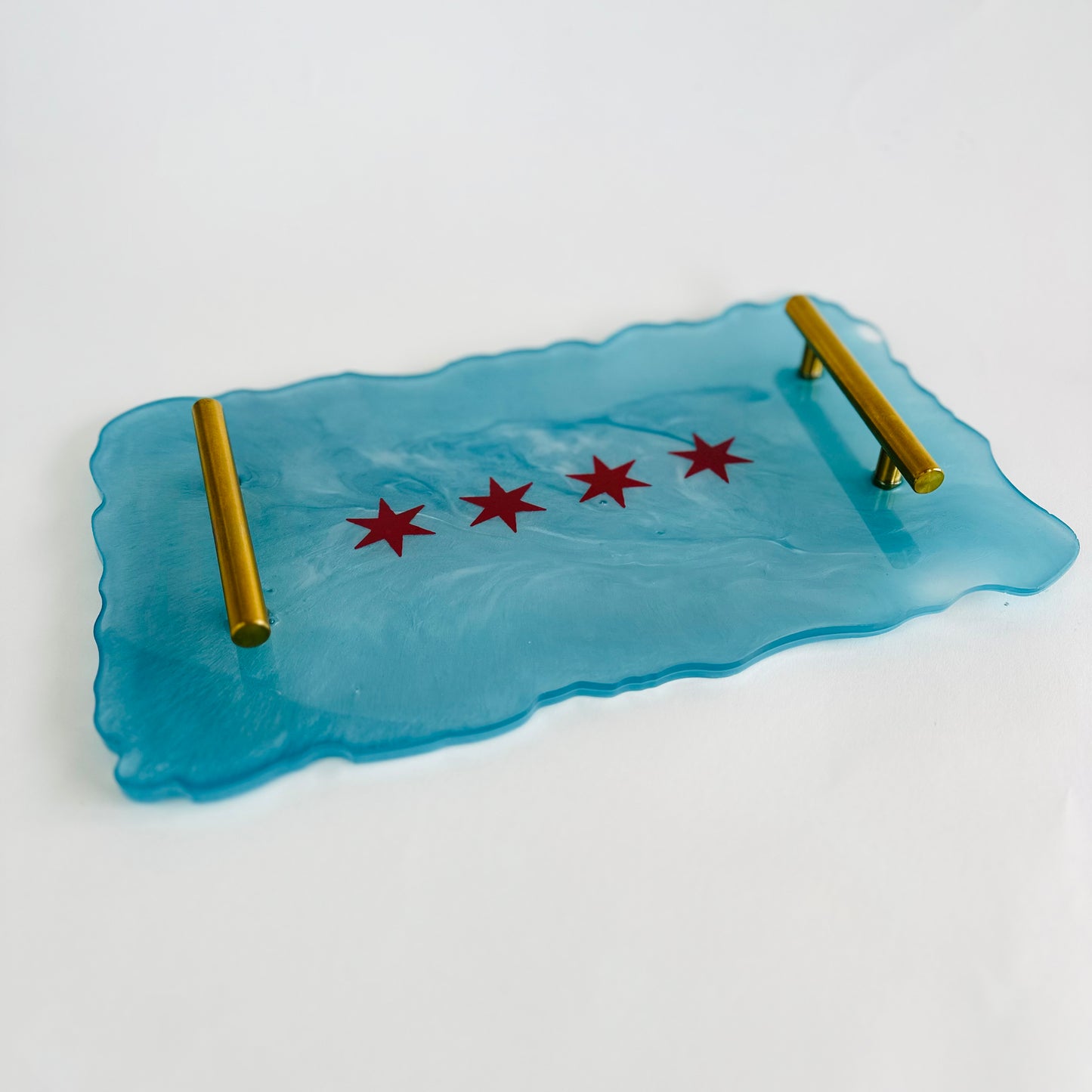 Chicago 4-Star Resin Serving Tray