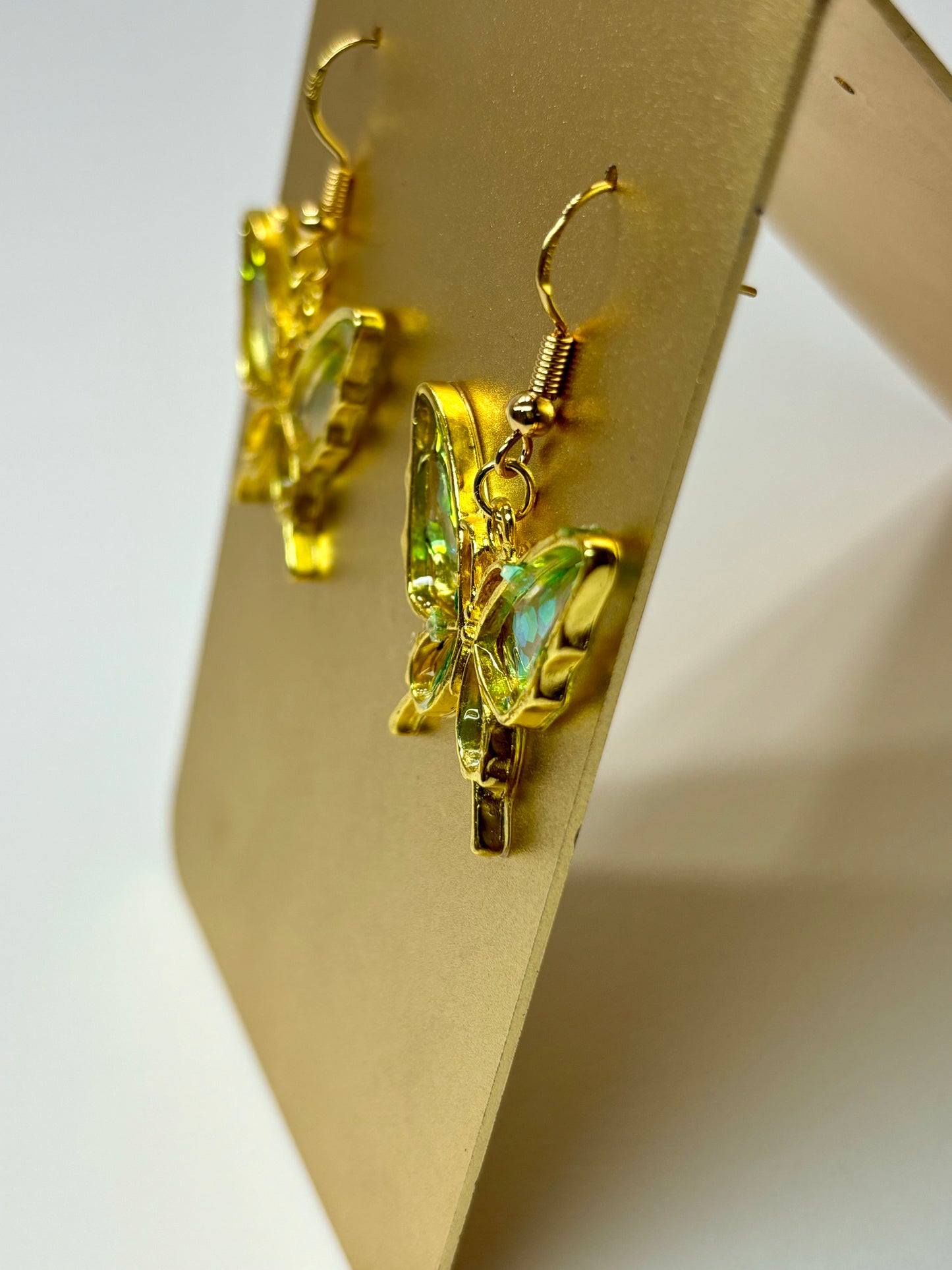 Butterfly Sparkle Resin Earrings