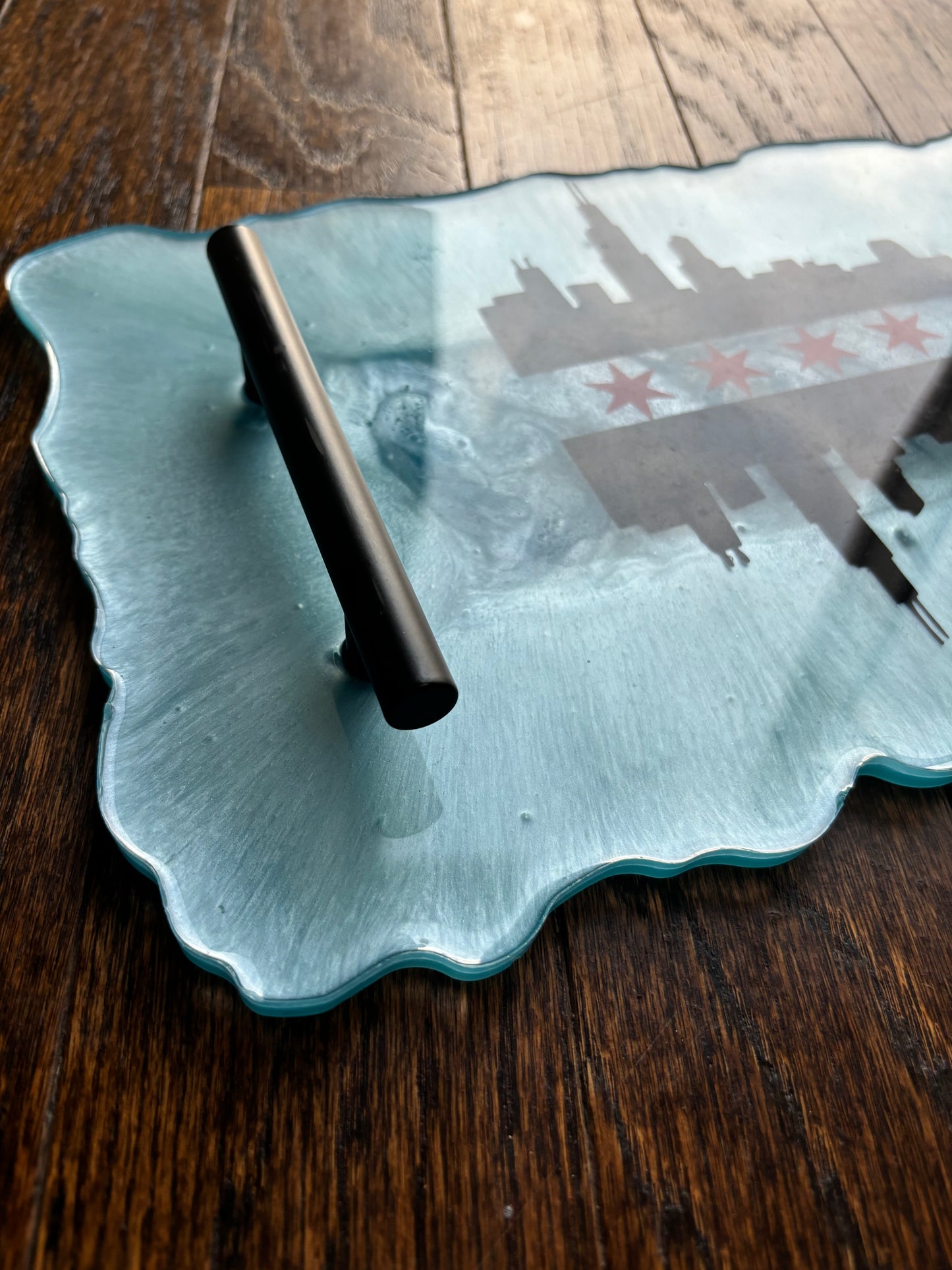 Chicago Skyline Reflection 4-Stars