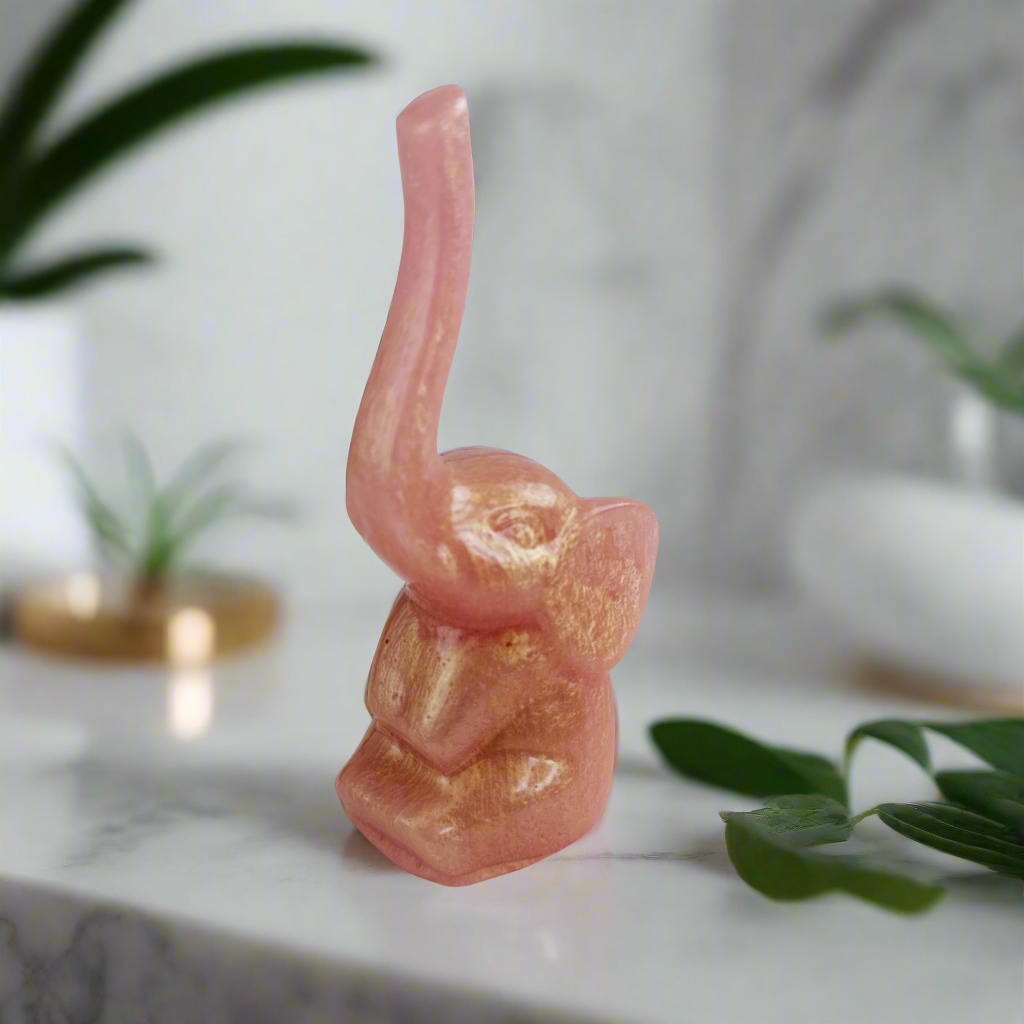 Resin Elephant Ring Holder