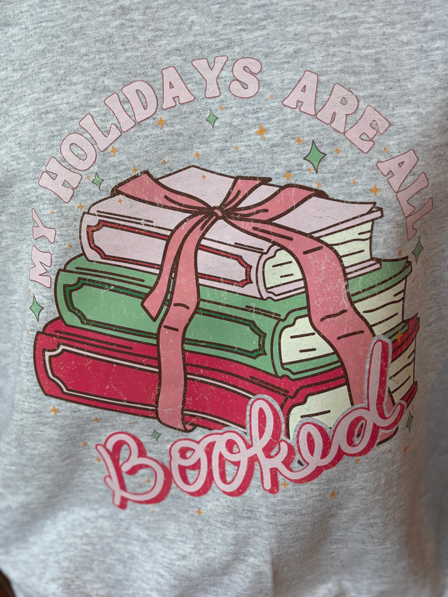 My holidays are booked 📚 crewneck