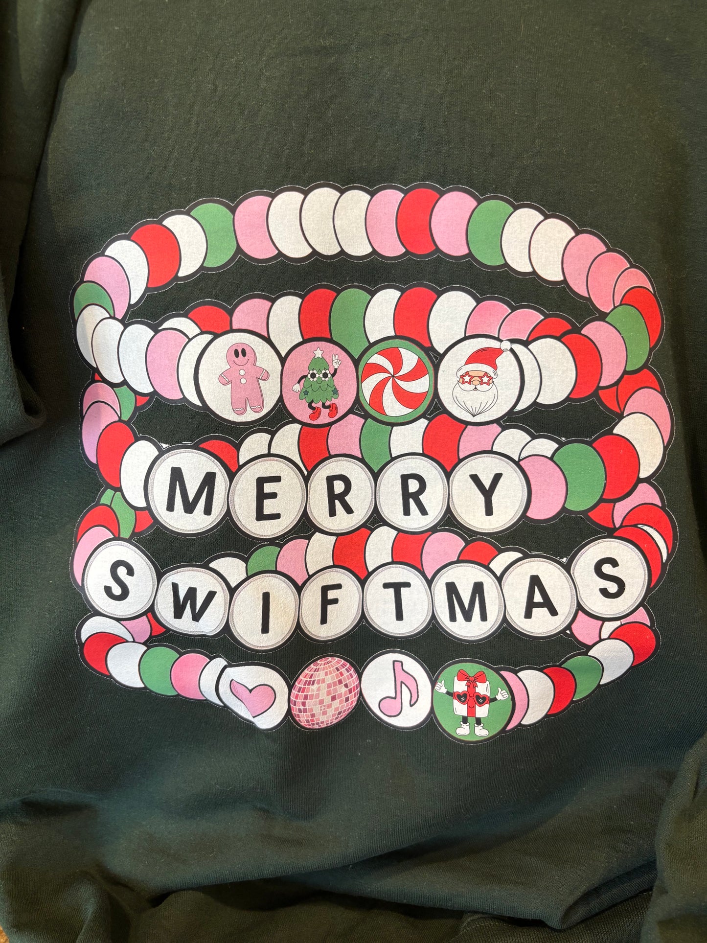 Merry Swiftmas bracelets crewneck