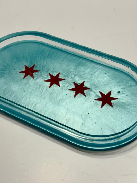 Chicago Themed Trinket Tray • 4 Stars