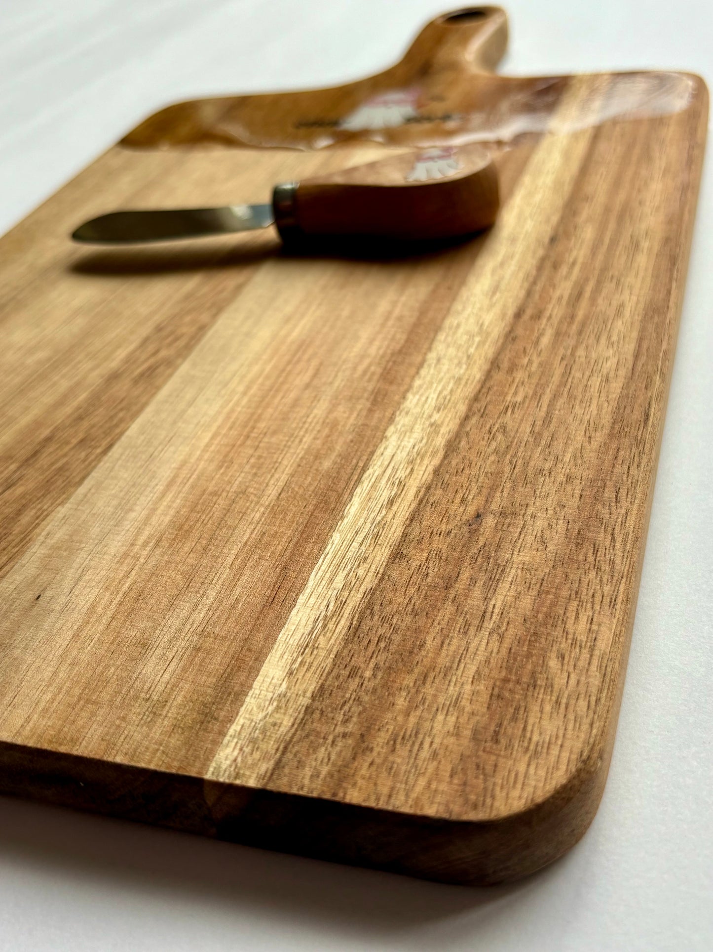 Char-BOO-Terie cutting board with cheese knife