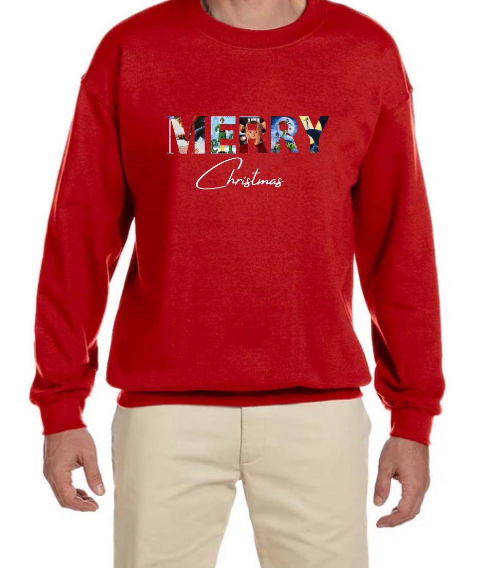 MERRY Christmas - holiday movie edition Crewneck PRESALE