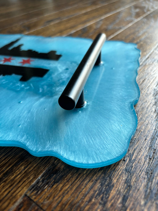 Chicago Skyline Reflection 4-Stars