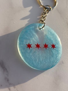 Chicago Keychain- 4 Stars